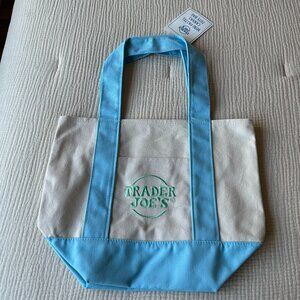 Trader Joe's Mini Canvas Tote LIMITED EDITION